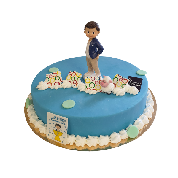 Communie ijstaart beeldje jongen 1