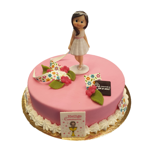 Communie ijstaart beeldje meisje 1