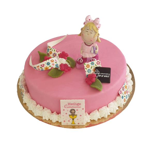 Communie ijstaart speels meisje 1