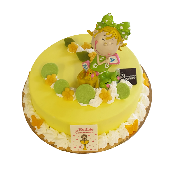 Communie ijstaart speels meisje 2